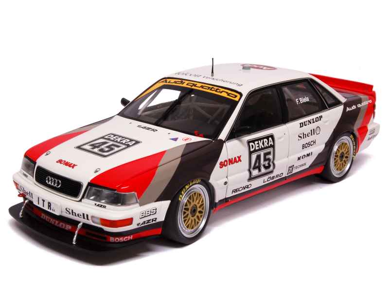 AUDI V8 Quattro DTM 1990 #45 Röhrl SMS Touringcar Werk83 NEU 1:18