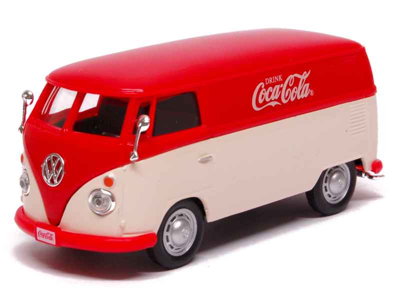 Camion Volkswagen T1 Coca-Cola 1962 Miniature 1/43 - Métal, Couleur Blanc Et Rouge, Neuf Sous Boîte