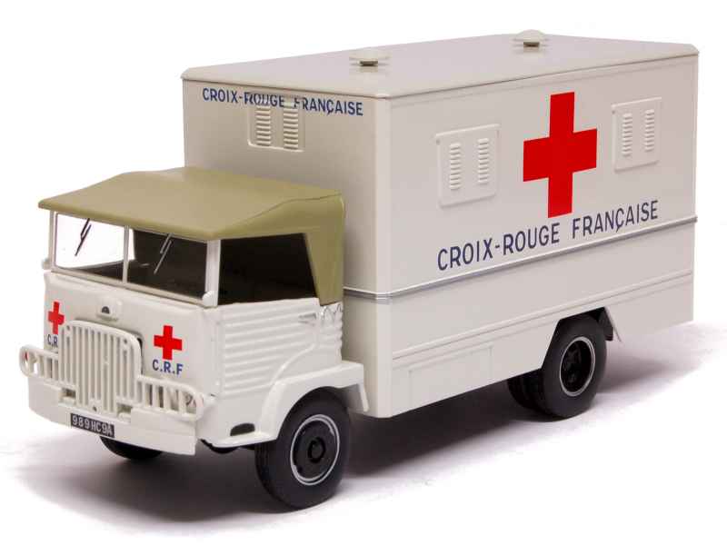SIMCA 8 Croix Rouge 1/43 Altaya - Miniature Véhicule Militaire Guerre