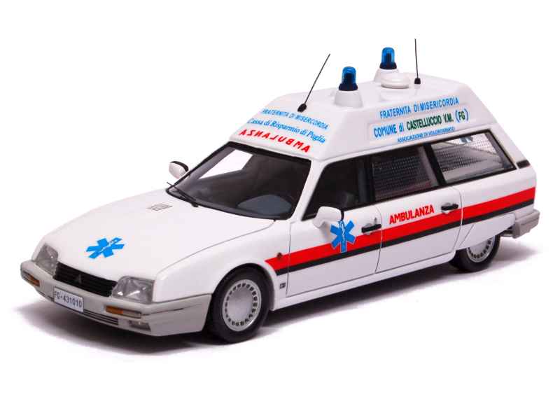 Citroën Ambulance Tessier 1986 - Hachette 1/43 - Sous Blister - Neuf