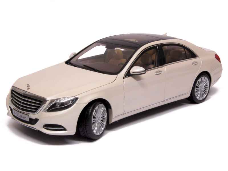 Norev 1/18 Mercedes Benz Classe S V222 2013 Argent Métallisé - Miniature Neuve