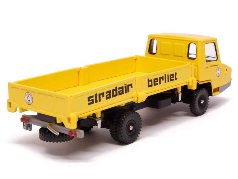 Solido 1/43 Berliet Stradair 1960 – Camion Benne Gris Avec Hayon (Réf. 306)