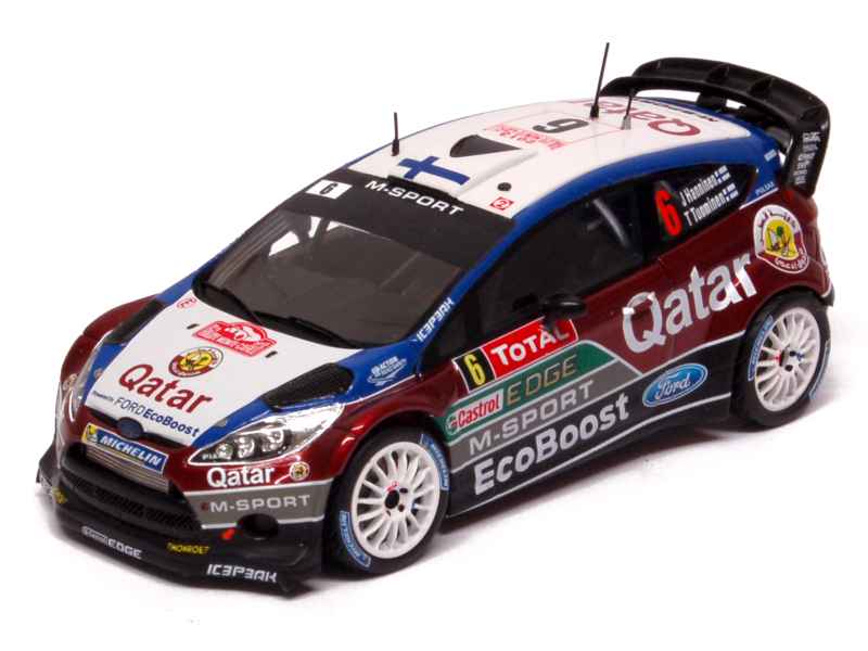 Miniature Ford Fiesta R2 Rallye Monte Carlo 2010 Gary Hunt - échelle 1/43 - Decals Rallye Miniatures - Neuf