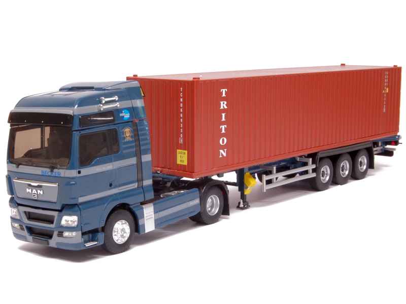 74821 MAN TGX XXL Semi Remorque Container