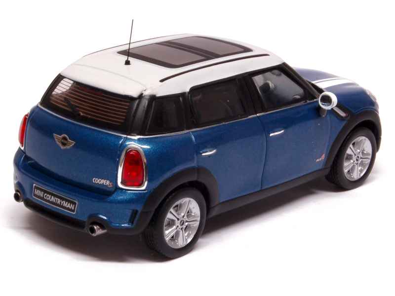Modèle Réduit Mini Countryman Cooper S 2010 - Schuco 1/43 - Rouge Avec Toit Blanc, Neuf