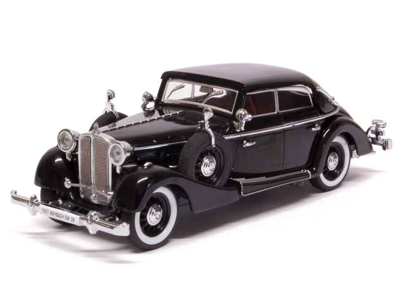 Signature Maybach SW 38 Cabriolet Spohn 1/43 : Miniature Noir Élégante