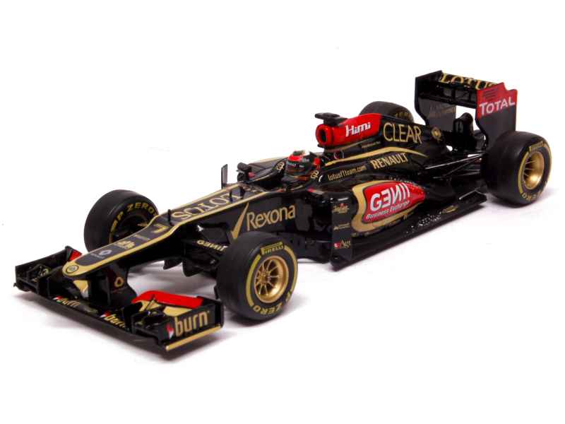 Modèle Réduit Spark 1:43 - Lotus E21 Renault N°8, 2ème Place GP USA 2013, Pilote Grosjean