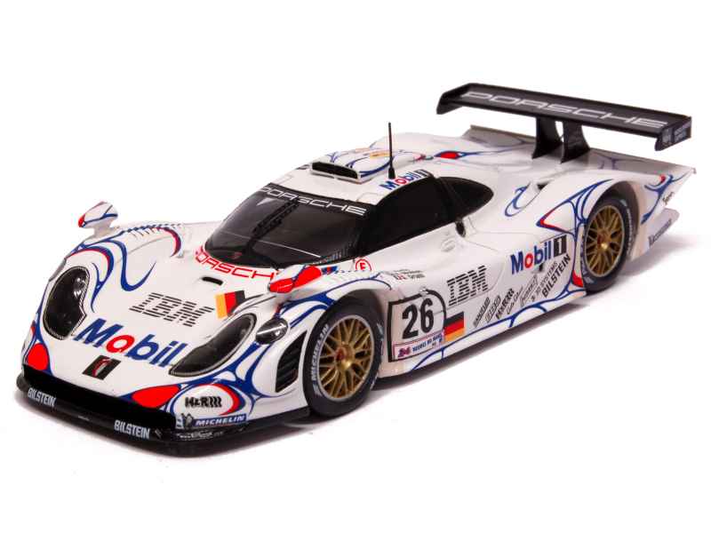 PORSCHE 911 GT1 n°26 Le Mans 1998 Aiello - Ortelli MINICHAMPS 1/43 en boite