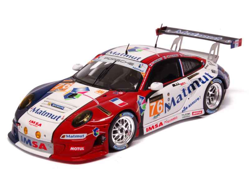 Porsche 911 GT3 RSR type 997 n° 77 24h Le Mans 2013 Dempsey 1/18 Spark
