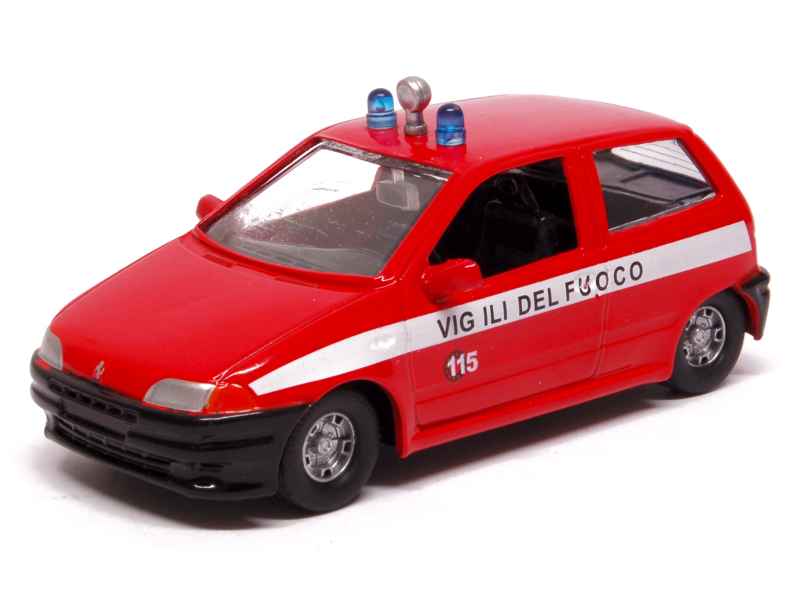 Modèle Réduit FIAT PUNTO Pompiers Italiens 1/43 - Zamac, Boîte Fermée, Collection