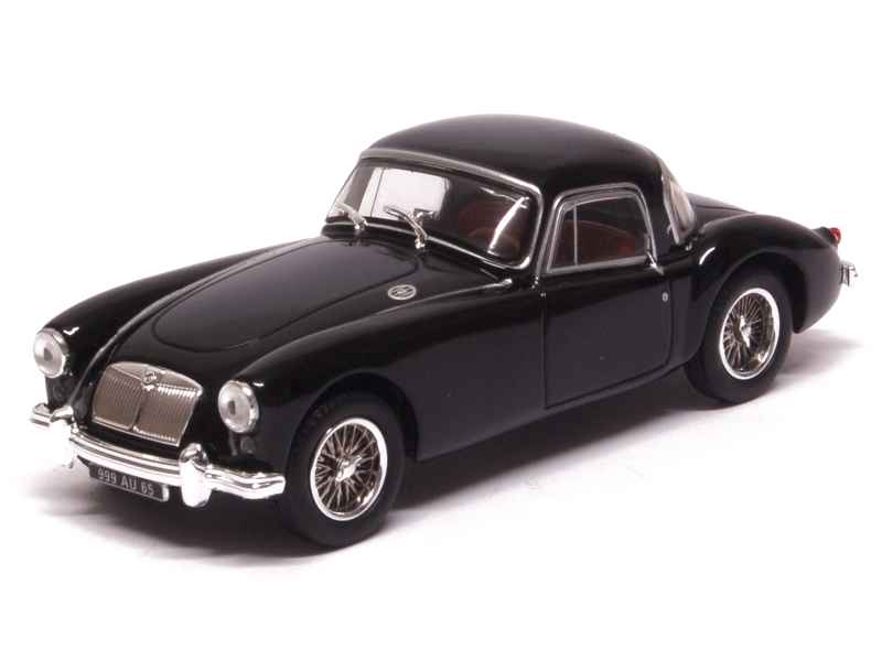 Miniature Tekno 1/43 MG MGA Coupé Bleu - Rare - Occasion