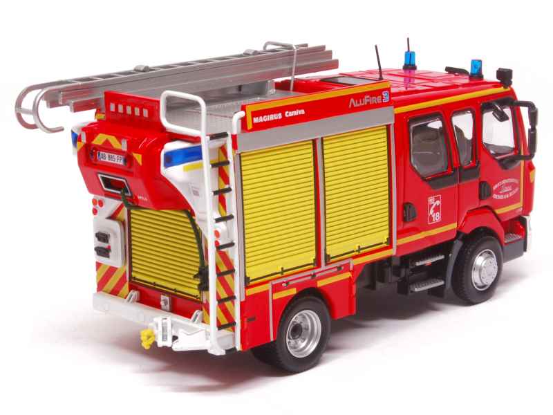 Camion De Pompiers Renault B 120 Eligor 1/43 - Cabine Double Heinis