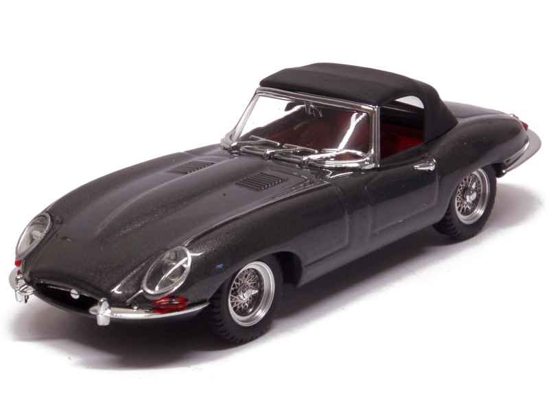 Modèle Réduit 1:43 Jaguar E-Type Spider 1962 - Couleur Opalescent Gun Metal Grey - BEST