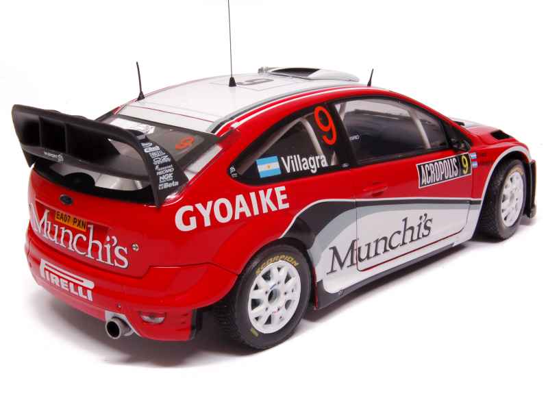 Miniature Sun Star 1/18 Diecast – Ford Focus RS WRC08 – Acropolis Rally 2009 – Modèle 3949