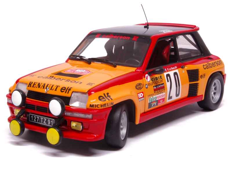 Jouet Ancien Mont Blanc JMB - Renault 5 R5 Rallye Monte Carlo 74, Téléguidé, 1/18