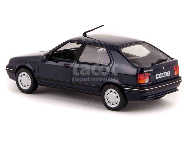 Miniature Renault 19 5 Portes Noir - Maxichamps 1/43, Référence 940113701, Neuve, Métal