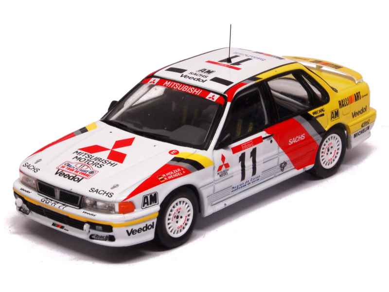 Mitsubishi Galant 1/43 IXO VR-4 No.11 RalliArt Tour De Corse 1991 K Wendel