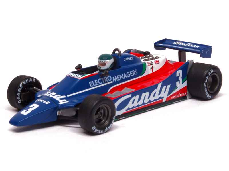 Miniature Tyrrell 010 F1 GP Monaco 1980 #3 J.P. Jarier - Tenariv 1/43 Montée