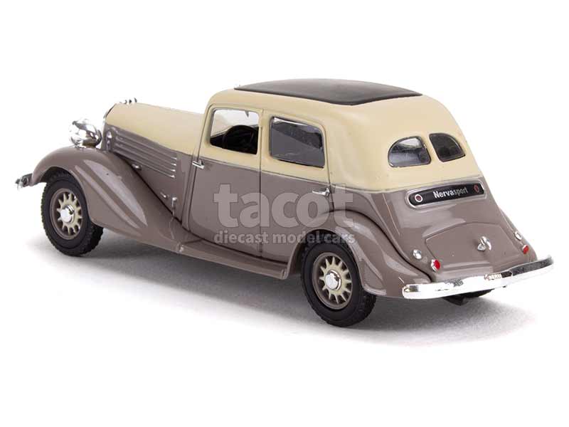 Maquette Norev Renault Nervasport 1932 - 1/43 - Bicolore Beige/marron - Neuf