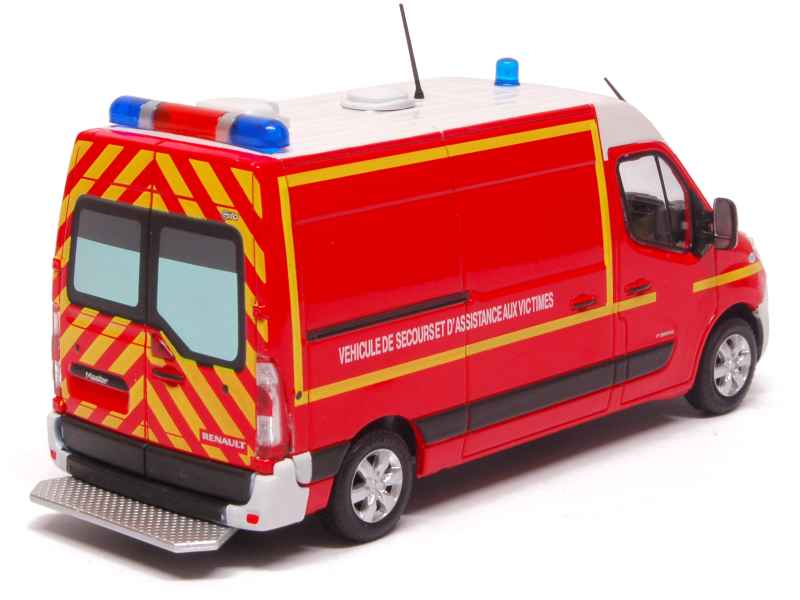 renault master 2014 pompier VSAV sdis83 VAR 1/43 Eligor