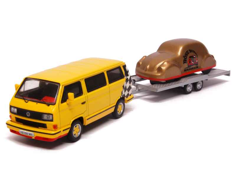 DS Automodelle Modellbauvertrieb | Premium ClassiXXs BUB 1:87 VW T1 + Anhänger BUB Racing 06513