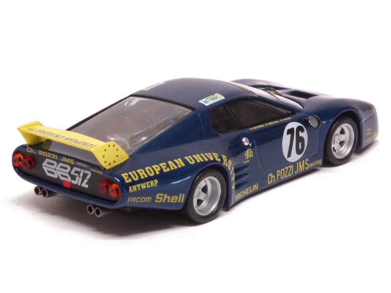 Autocollants Ferrari 512 BB Le Mans 1981 - Calques Pour Maquettes 1:18 à 1:43