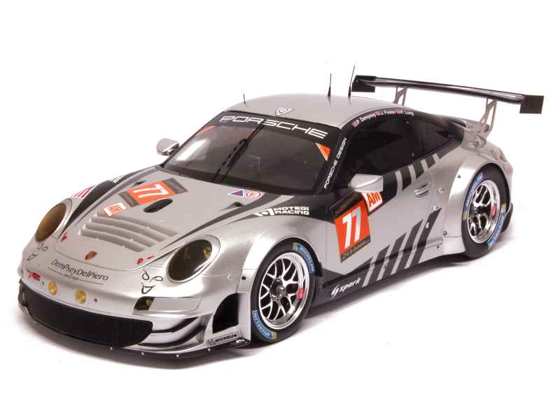 Spark 1/18 – Porsche 911 GT3 RSR #77 Le Mans 2013 AM (résine, Très Rare)