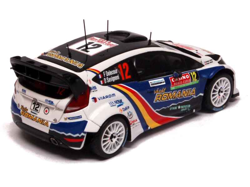 Ford Fiesta RS WRC – Monte-Carlo 2014 💙🏁 🚗 Ford Fiesta RS WRC #12 📍 Rallye Monte-Carlo 2014 👤 🇫🇷 François Delecour – 🇲🇨 Dominique Savignoni 📏 Miniature IXO 1/43