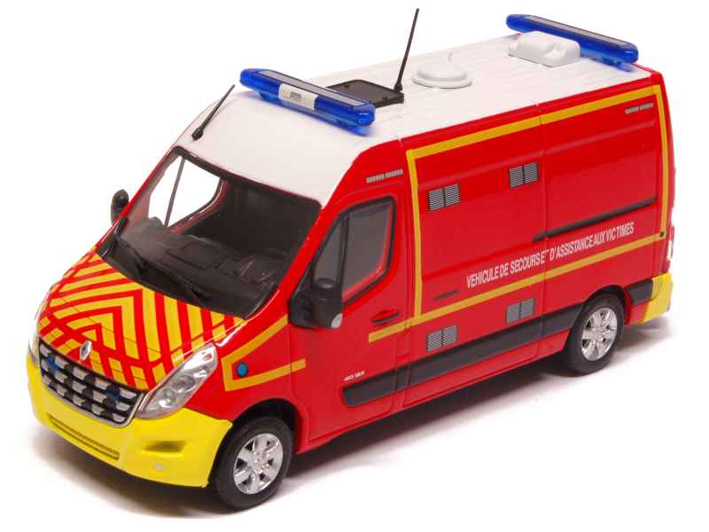 MVI Résine 1/43 - Renault Master B120 Pompiers Interventions Chimiques