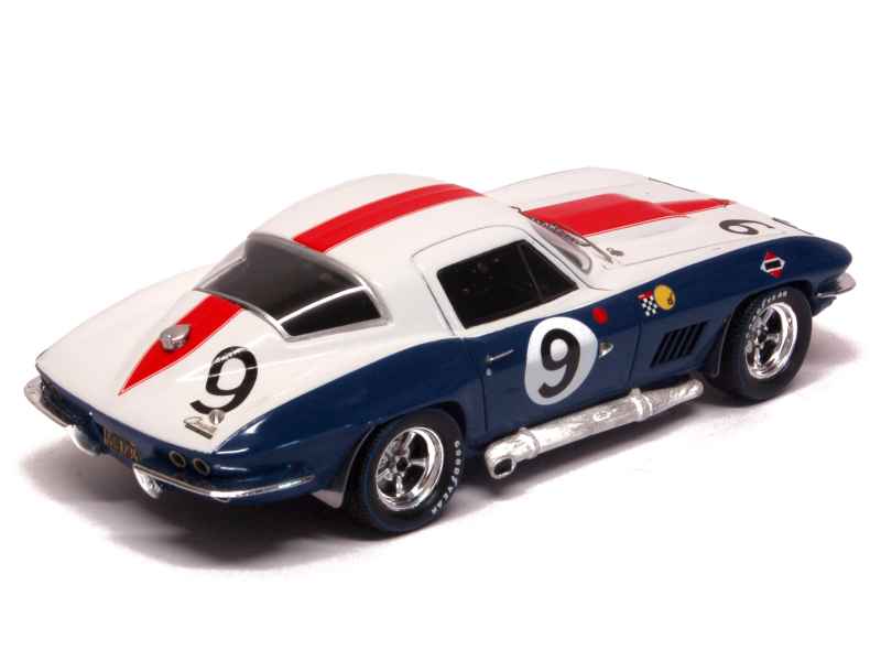 1/43 solido 1968 chevrolet corvette coupe v8 7l le mans race