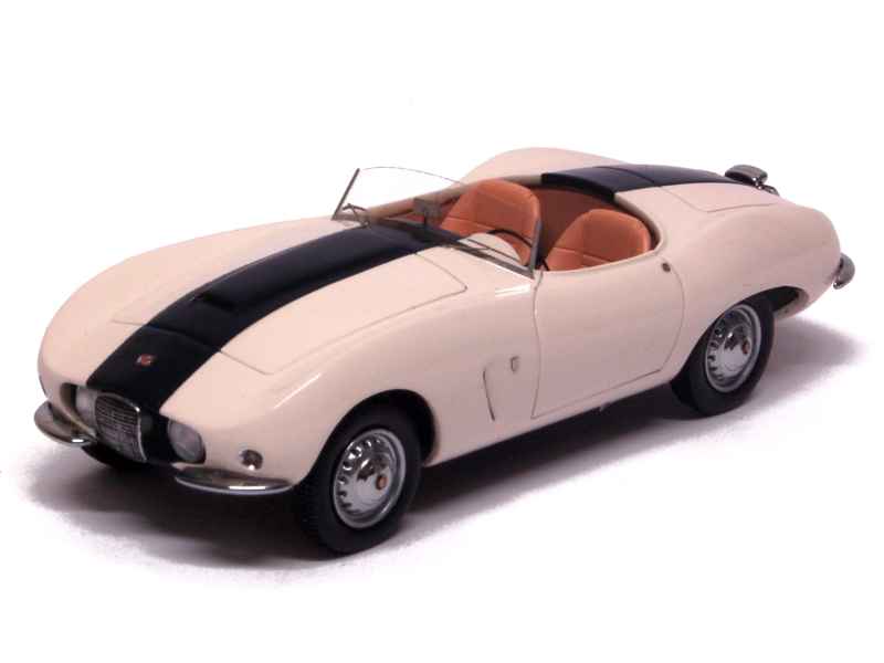 Miniature GREGOIRE Cabriolet 1954 - Échelle 1/43, Rouge, Résine - EMP / MINIACARS'43