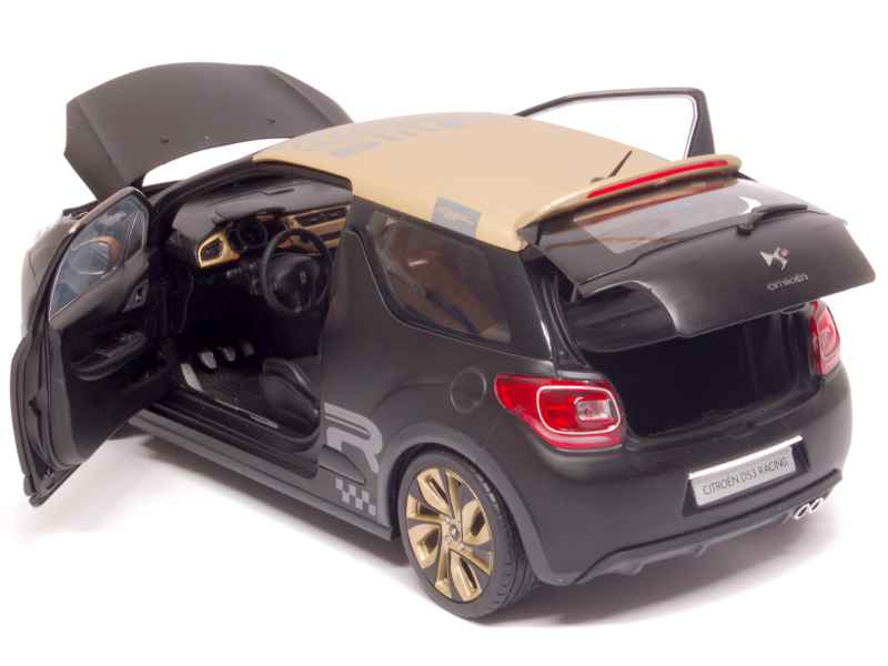 Norev Citroën DS3 Racing 2013 - Noir Mat Et Or - 1/18 - Réf 181547 - Neuve