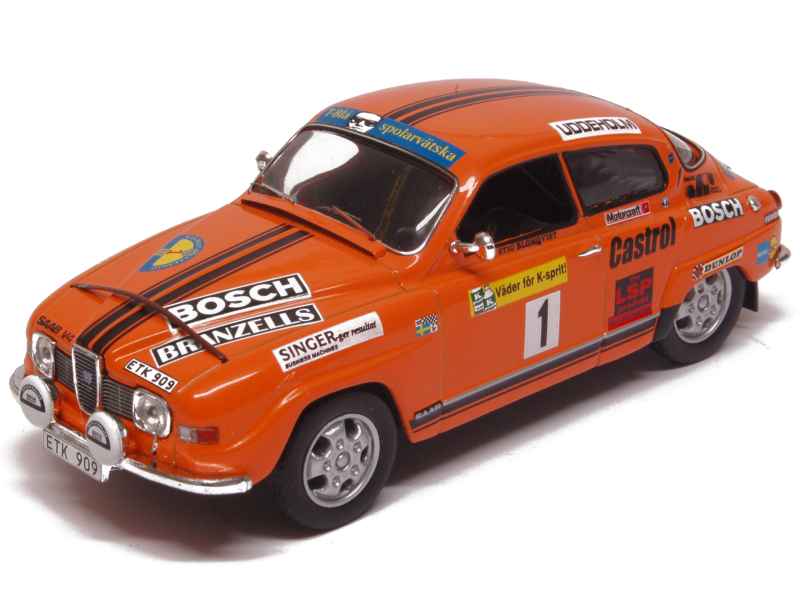 Saab 96 V4 Swedish Rally 1973 – IXO échelle 1/18 – Modèle Réduit Neuf