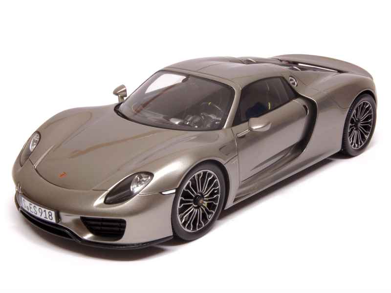 PORSCHE 918 SPYDER 2013 METEORE GREY METAL MINICHAMPS