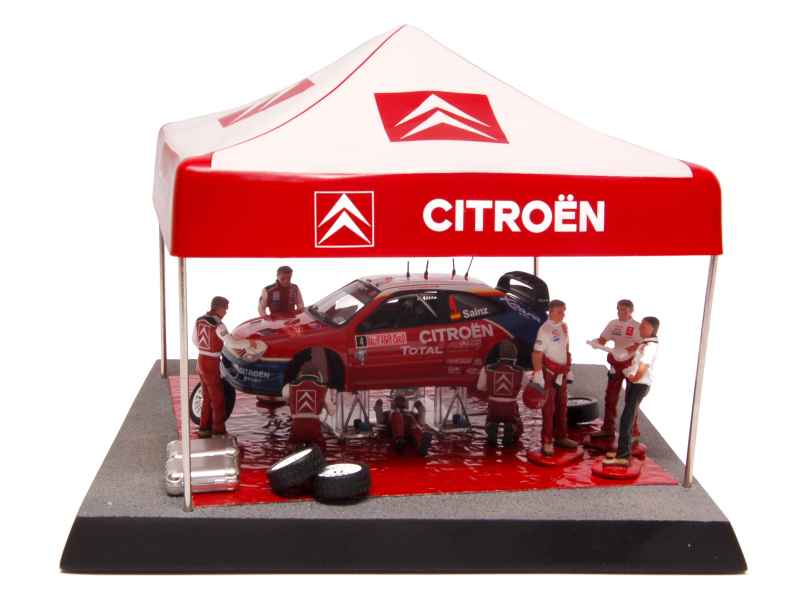 78410 Divers Diorama Stand Citroen Monte-Carlo 2004