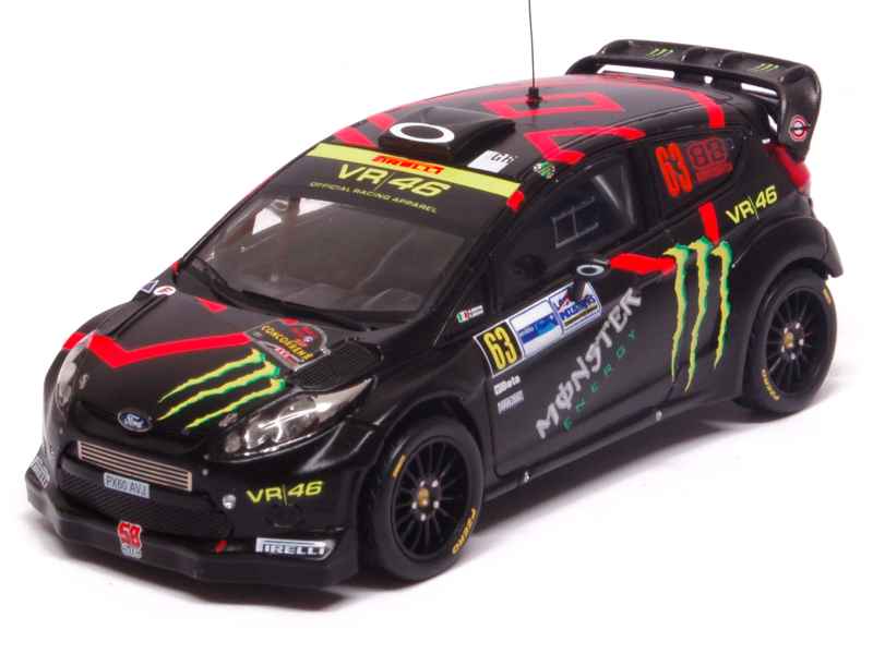 IXO 1/43 Ford Fiesta RS WRC N°63 – Rallye Monza 2011 – Pilote Brivio – RAM470