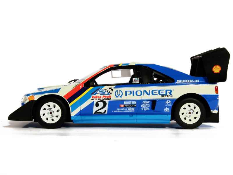 Die cast 1/18 Modellino Auto Peugeot 405 T16 Pikes Peak 1988 A. Vatanen - Dak Mantova sas