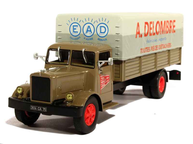 Berliet GDR 7W B Canvas Modèle Presse 1/43 Autos Miniatures Tacot