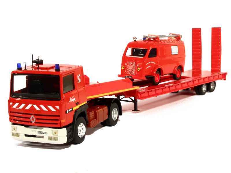 79326 Renault R385 TI Pompiers Porte Engin