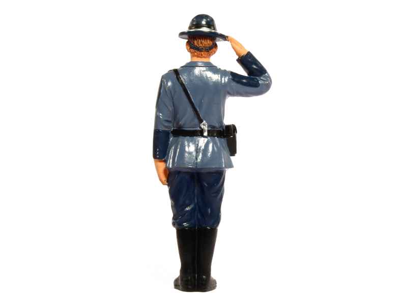 Figurines Miniatures Accessoires 1/24 - Scène Policière Avec Barbe, Pour Diorama, Maquettes De Voitures