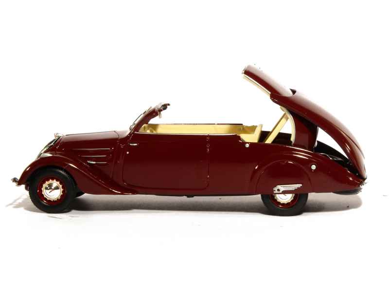 Miniature Paradcar 1/43 – Peugeot 202 Eclipse 1937 – Bleu Marine – Collection France