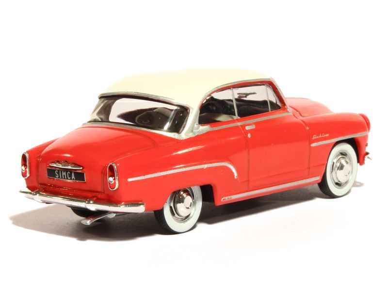 SIMCA GRAND LARGE CLUB DINKY FRANCE CDF27 WHITE METAL