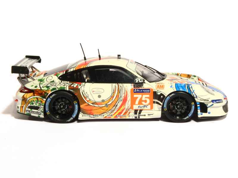 1/43 Porsche 911 GT3 RSR (997) 76 Le Mans 2014 IMSA Performance Matmut Narac - Armindo - Hallyday ➝ Spark ➝ Porsche