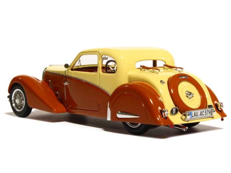 Bugatti - Type 57 Coach Ventoux 1937 - Chromes - 1/43 - Autos Miniatures  Tacot