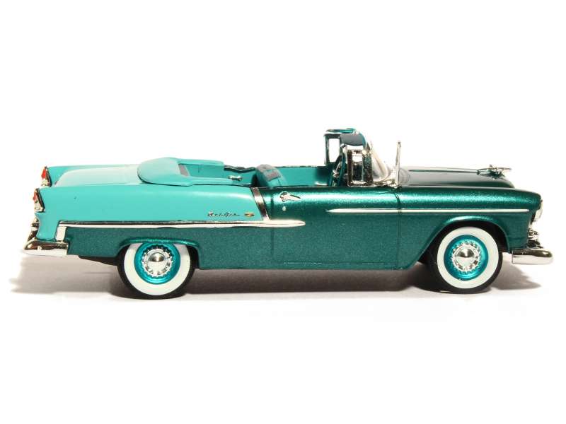 Buby 1/43 - Chevrolet Bel Air Cabriolet 1955 - Jaune Et Blanche - Occasion (boîte Incluse)