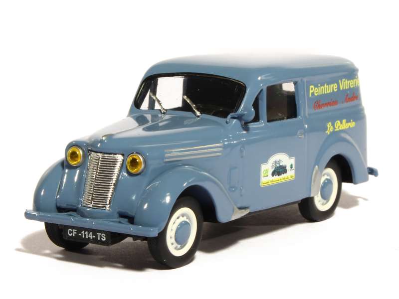 Miniature Eligor 1/43 – Renault Juvaquatre Break Avec Remorque Et Bateau – Pompiers