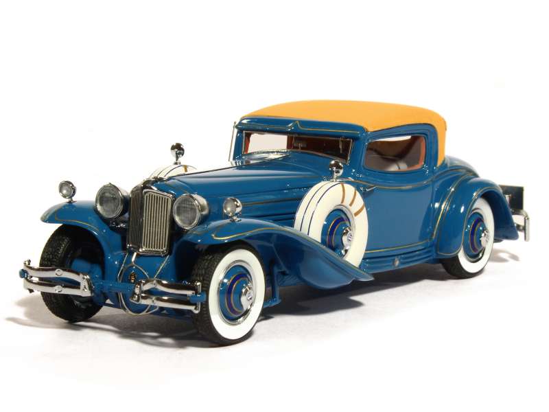 Modèle Réduit Solido 1/43 - Cord L29 Cabriolet Sport 1929, Bleu, Neuf