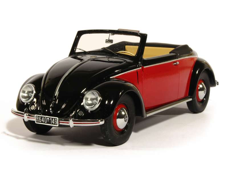 Volkswagen Hebmüller Cabriolet 1/18 Minichamps 1:18 Volkswagen VW Beetle Convertible Hebmüller