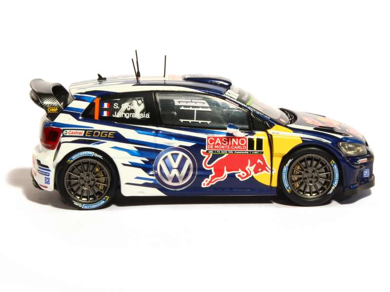 RD9 voiture 1/43 IXO Direkt Rallye VOLKSWAGEN POLO R WRC Monte Carlo 2015  OGIER