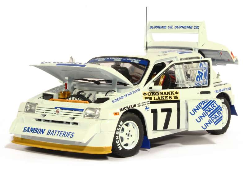 MG - Metro 6R4 1000 Lakes Rally 1986 - Sun Star - 1/18 - Autos